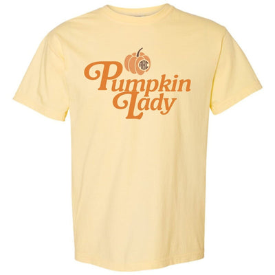 Monogramed 'Pumpkin Lady' T-Shirt - United Monograms