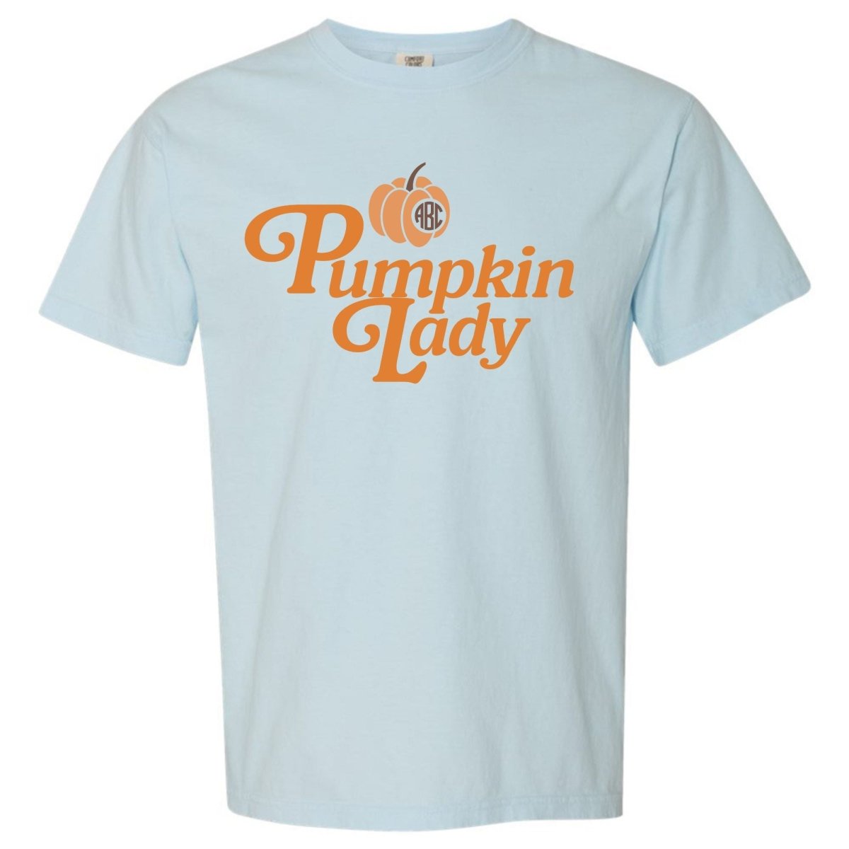 Monogramed 'Pumpkin Lady' T-Shirt - United Monograms