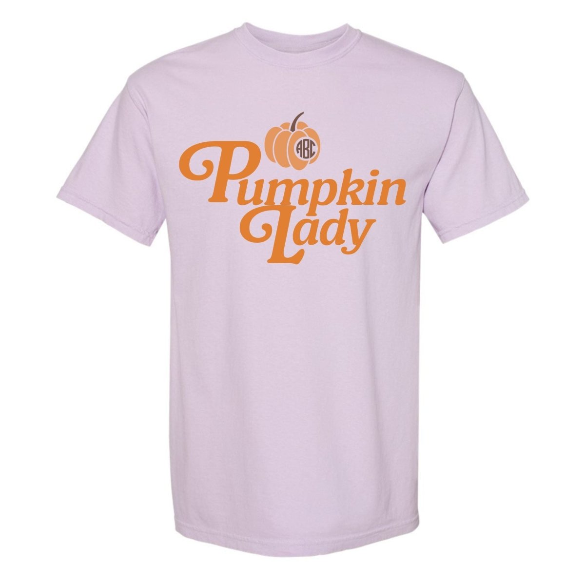 Monogramed 'Pumpkin Lady' T-Shirt - United Monograms