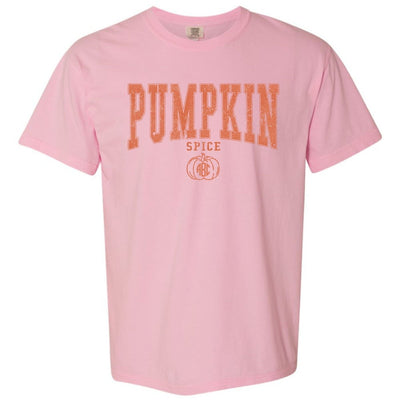 Monogramed 'Pumpkin Spice Varsity' T-Shirt - United Monograms