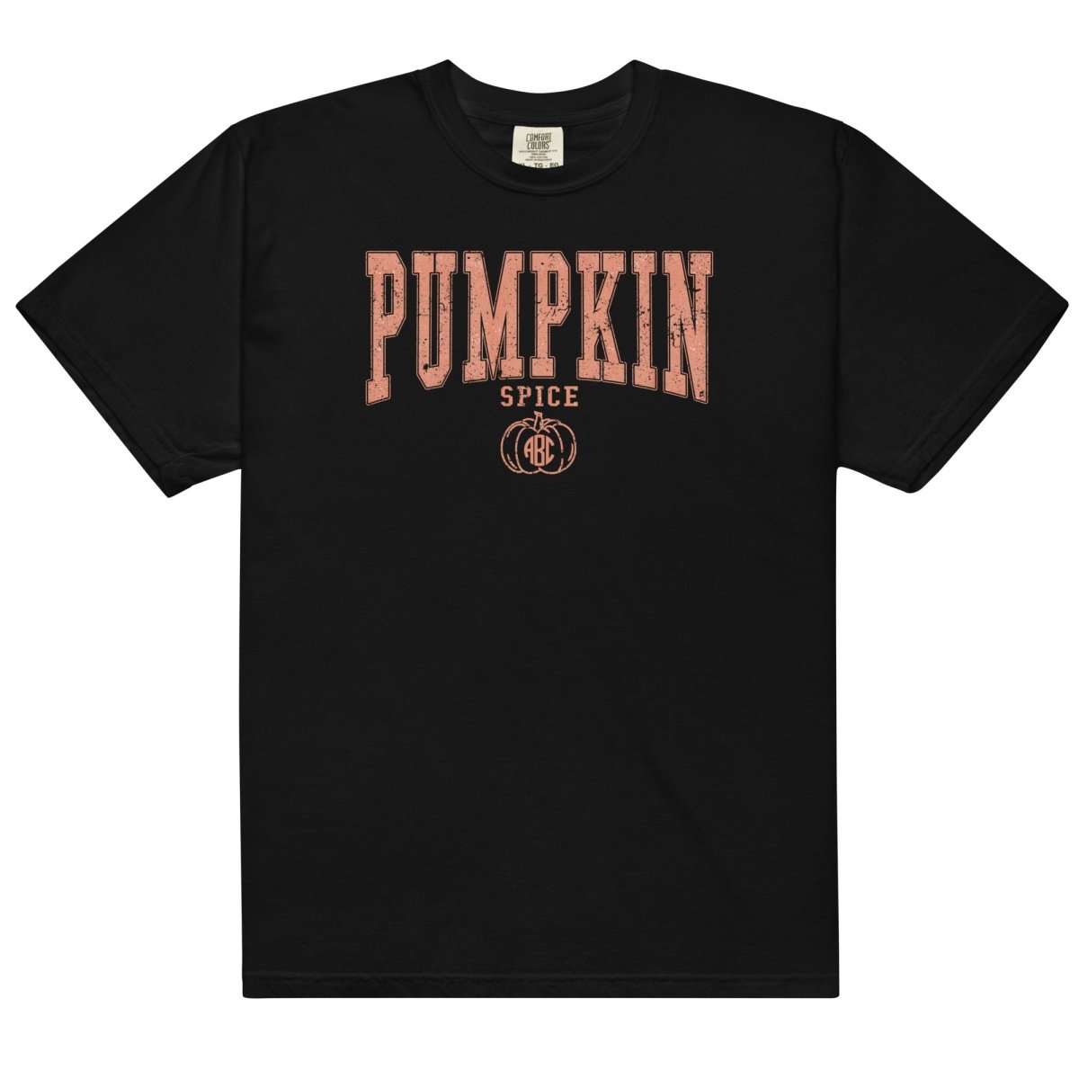 Monogramed 'Pumpkin Spice Varsity' T-Shirt - United Monograms