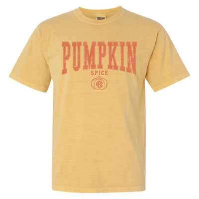 Monogramed 'Pumpkin Spice Varsity' T-Shirt - United Monograms