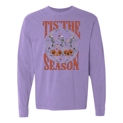 Monogramed 'Tis The Season Skeletons' Long Sleeve T-Shirt - United Monograms