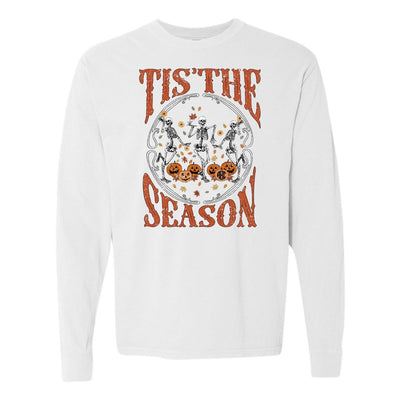 Monogramed 'Tis The Season Skeletons' Long Sleeve T-Shirt - United Monograms