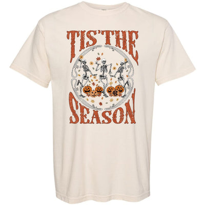 Monogramed 'Tis The Season Skeletons' T-Shirt - United Monograms