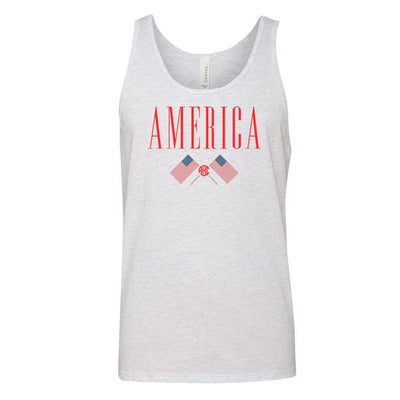 Monogrammed 'America' Premium Tank Top - United Monograms