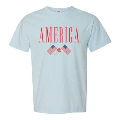 Monogrammed 'America' T-Shirt - United Monograms