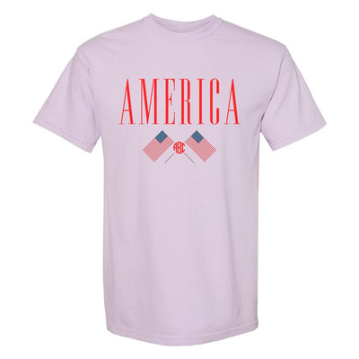 Monogrammed 'America' T-Shirt - United Monograms