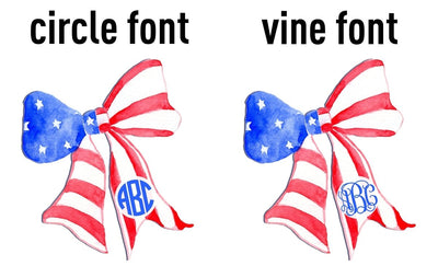Monogrammed 'America The Beautiful' Basic T-Shirt - United Monograms