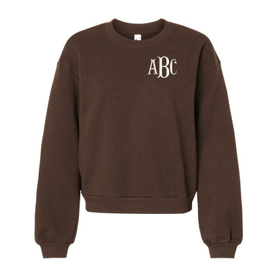 Monogrammed American Apparel Cropped Sweatshirt - United Monograms