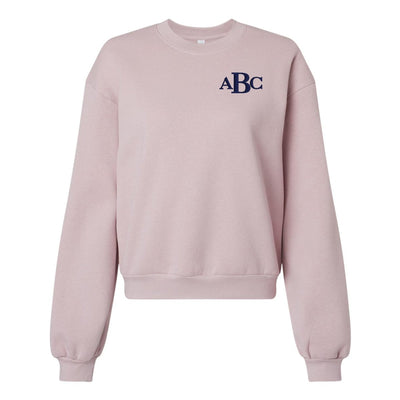 Monogrammed American Apparel Cropped Sweatshirt - United Monograms