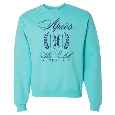 Monogrammed 'Apres Ski Club' Crewneck Sweatshirt - United Monograms