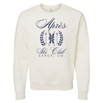 Monogrammed 'Apres Ski Club' Crewneck Sweatshirt - United Monograms