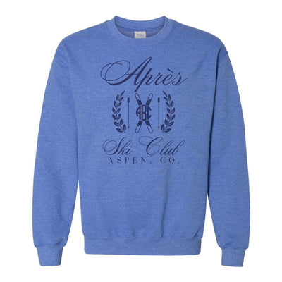 Monogrammed 'Apres Ski Club' Crewneck Sweatshirt - United Monograms