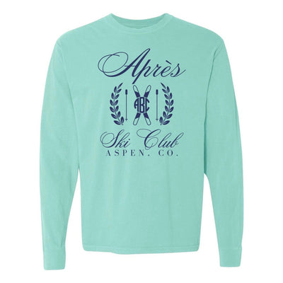 Monogrammed 'Apres Ski Club' Long Sleeve T-Shirt - United Monograms