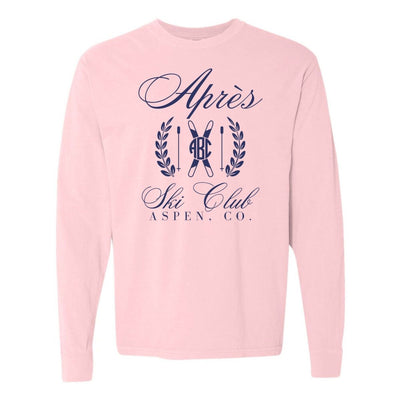 Monogrammed 'Apres Ski Club' Long Sleeve T-Shirt - United Monograms