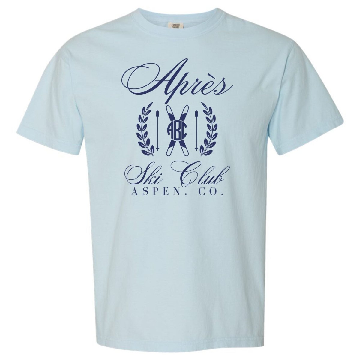 Monogrammed 'Apres Ski Club' T-Shirt - United Monograms