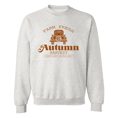 Monogrammed 'Autumn Harvest' Crewneck Sweatshirt - United Monograms