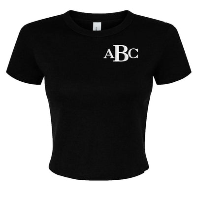Monogrammed Baby Tee - United Monograms