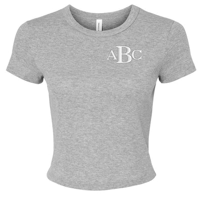 Monogrammed Baby Tee - United Monograms
