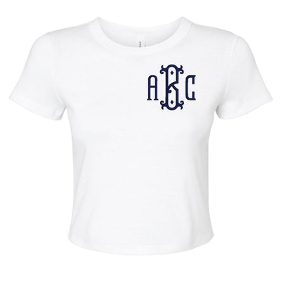 Monogrammed Baby Tee - United Monograms