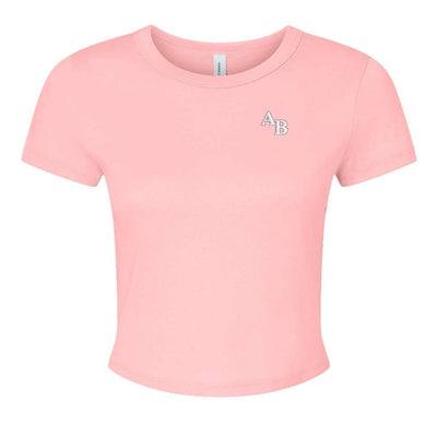 Monogrammed Baby Tee - United Monograms