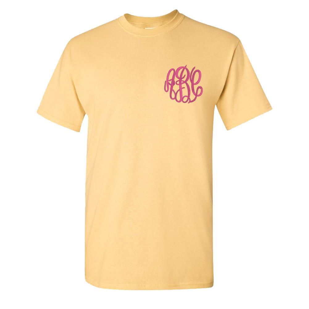 Monogrammed Basic T-Shirt – United Monograms
