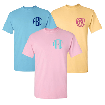 Monogrammed Basic T-Shirt - United Monograms