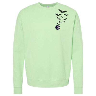 Monogrammed 'Bats' Crewneck Sweatshirt - United Monograms