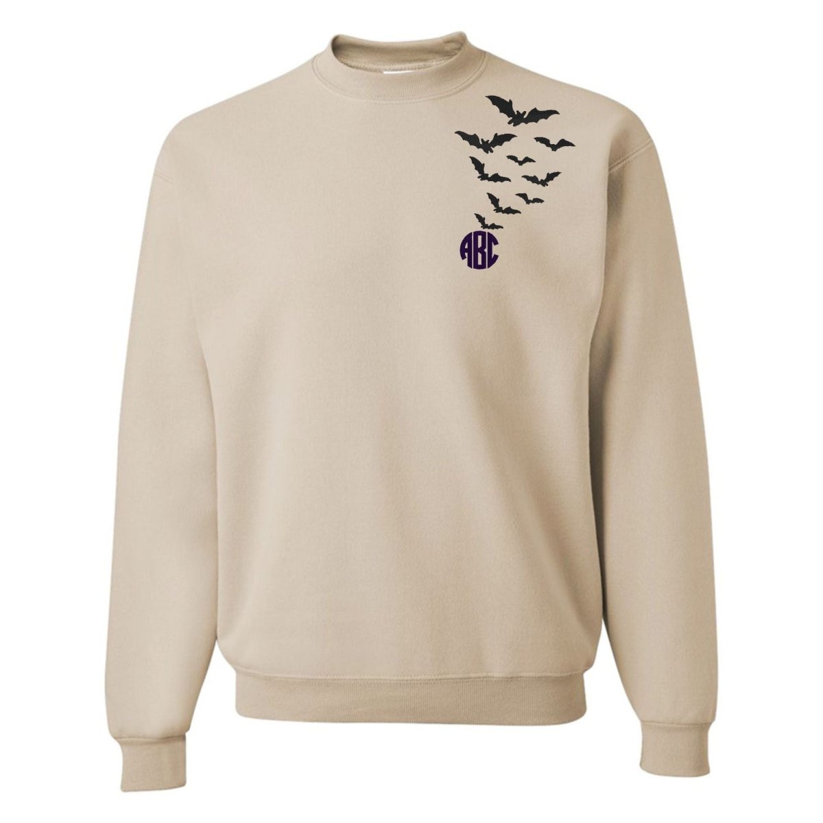 Monogrammed 'Bats' Crewneck Sweatshirt - United Monograms