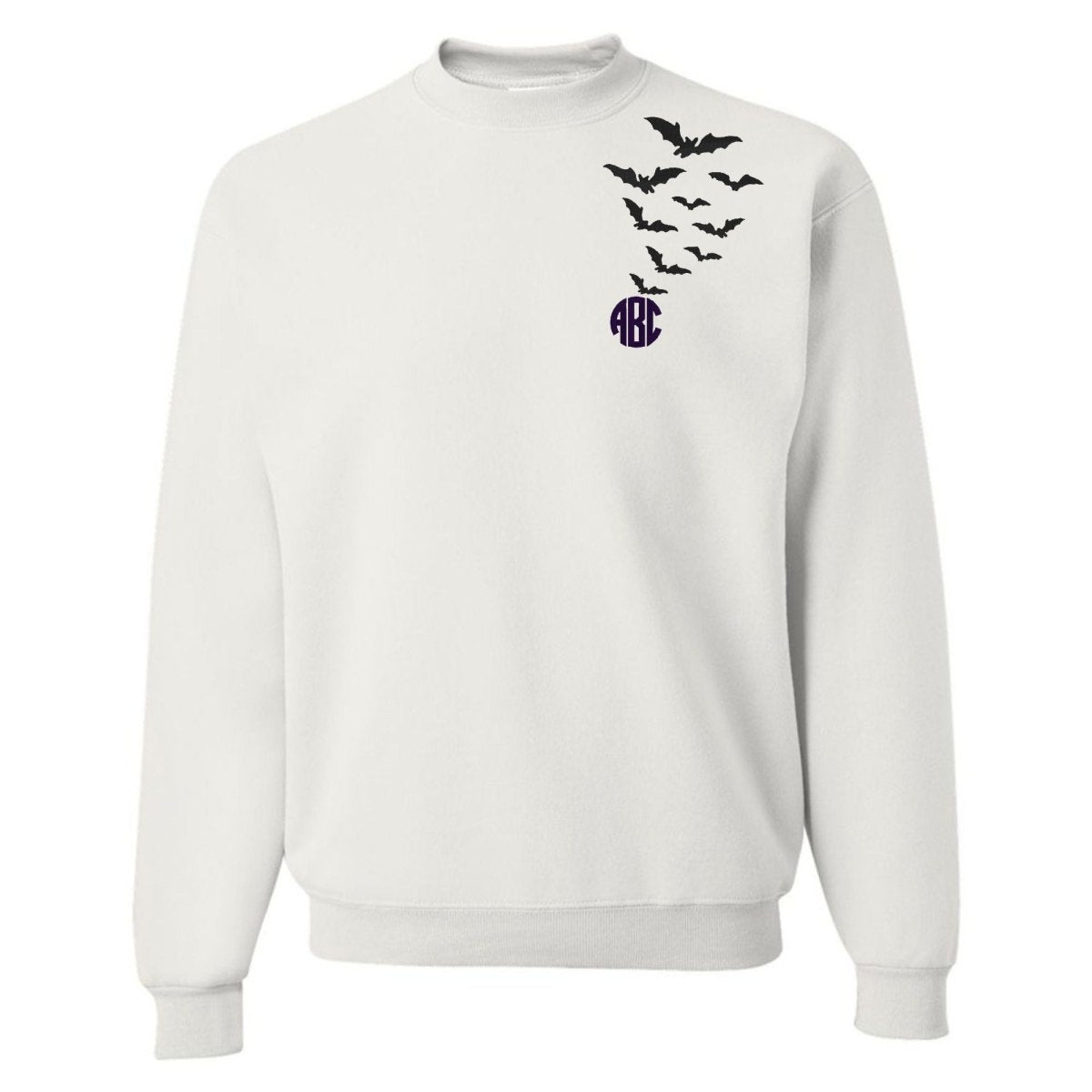 Monogrammed 'Bats' Crewneck Sweatshirt - United Monograms