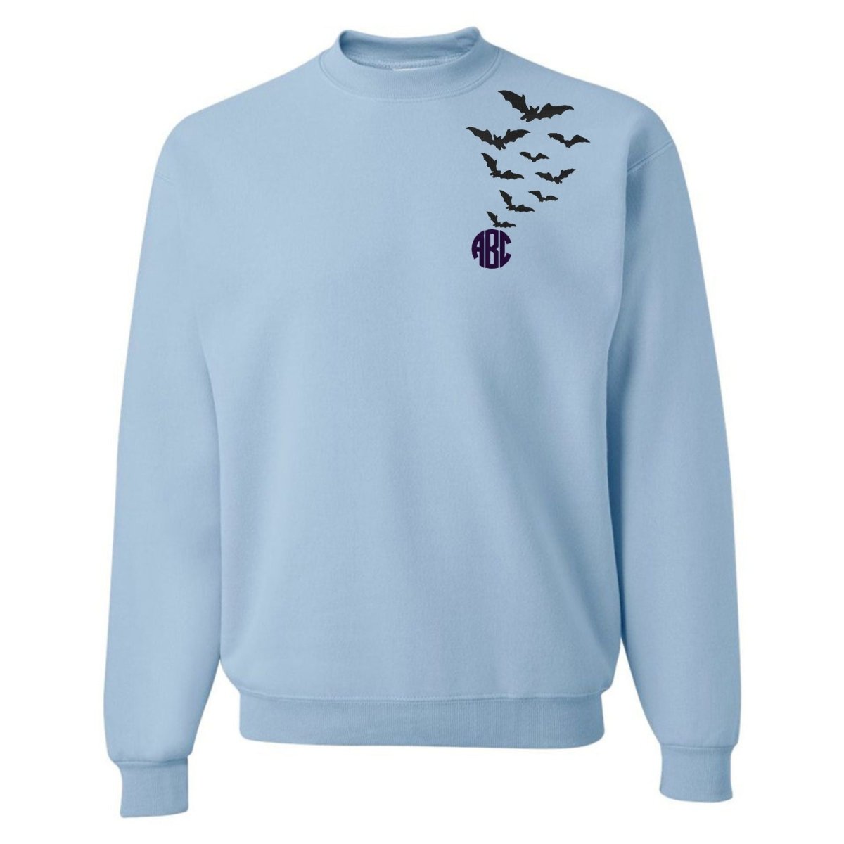 Monogrammed 'Bats' Crewneck Sweatshirt - United Monograms