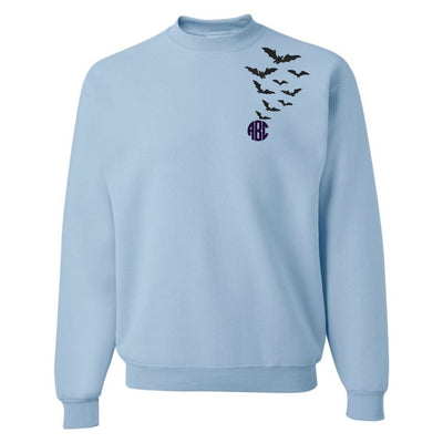 Monogrammed 'Bats' Crewneck Sweatshirt - United Monograms