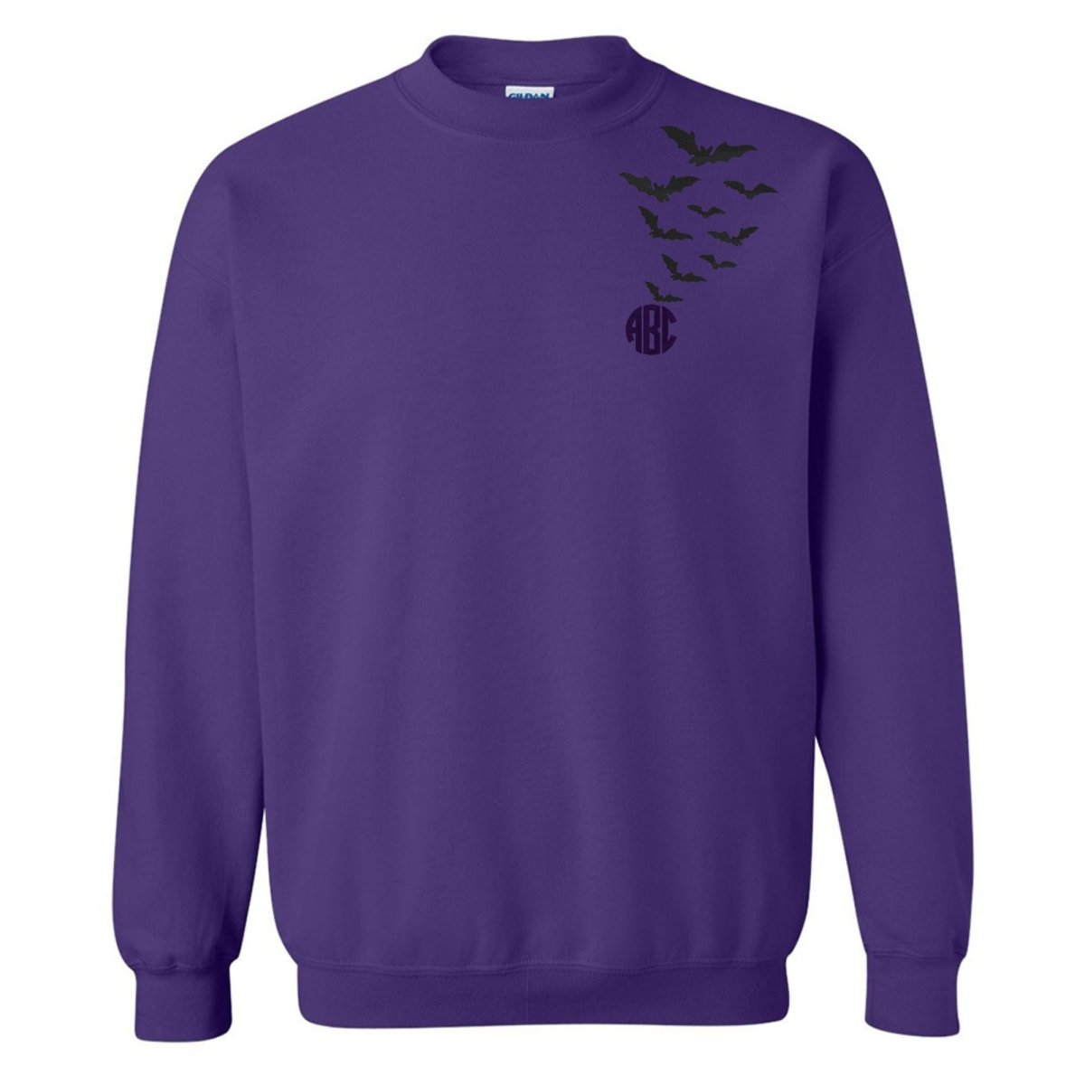 Monogrammed 'Bats' Crewneck Sweatshirt - United Monograms