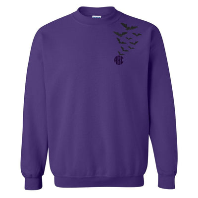 Monogrammed 'Bats' Crewneck Sweatshirt - United Monograms