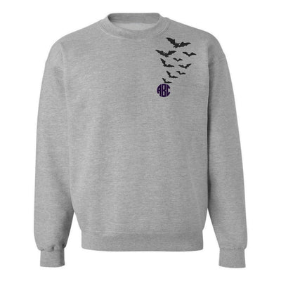 Monogrammed 'Bats' Crewneck Sweatshirt - United Monograms
