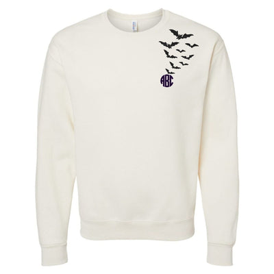 Monogrammed 'Bats' Crewneck Sweatshirt - United Monograms
