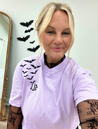 Monogrammed 'Bats' T-Shirt - United Monograms