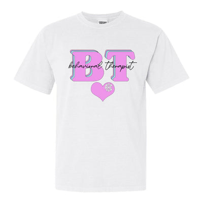 Monogrammed 'Behavioral Therapist' T-Shirt - United Monograms