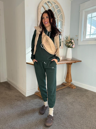 Monogrammed Bella + Canvas Hoodie & Jogger Set - United Monograms