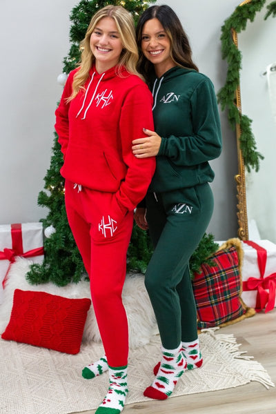 Monogrammed Bella + Canvas Hoodie & Jogger Set - United Monograms