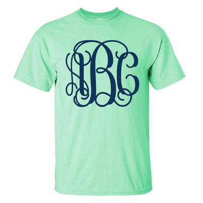 Monogrammed Big Print Basic T-Shirt - United Monograms