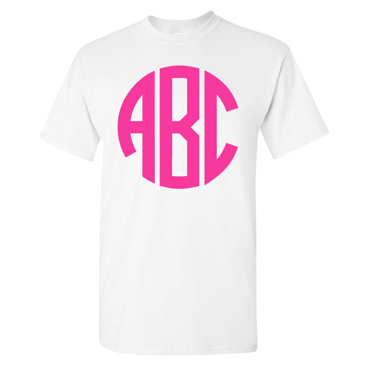 Monogrammed Big Print Basic T-Shirt – United Monograms