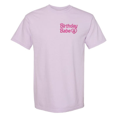 Monogrammed Birthday Babe Comfort Colors T-Shirt - United Monograms