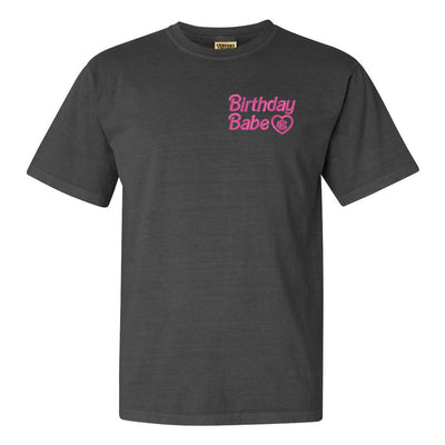 Monogrammed Birthday Babe Comfort Colors T-Shirt - United Monograms