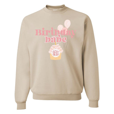 Monogrammed 'Birthday Babe' Crewneck Sweatshirt - United Monograms
