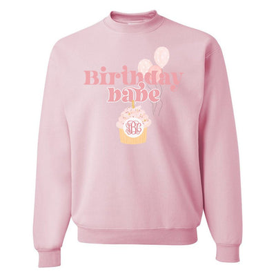 Monogrammed 'Birthday Babe' Crewneck Sweatshirt - United Monograms