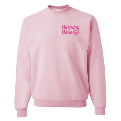 Monogrammed Birthday Babe Crewneck Sweatshirt - United Monograms