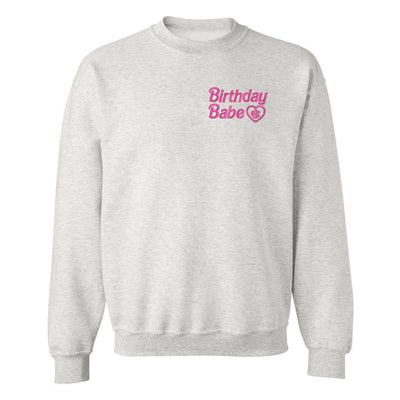 Monogrammed Birthday Babe Crewneck Sweatshirt - United Monograms