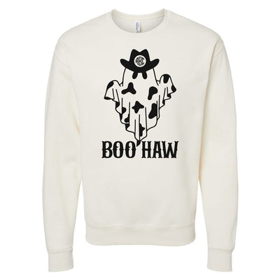 Monogrammed 'Boo-Haw' Crewneck Sweatshirt - United Monograms